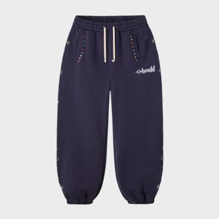 HMDD FLOWER STUDDED SCRUNCH SWEATS