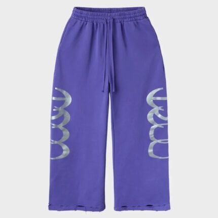 Hmdd Purple Galaxy Sweatpants